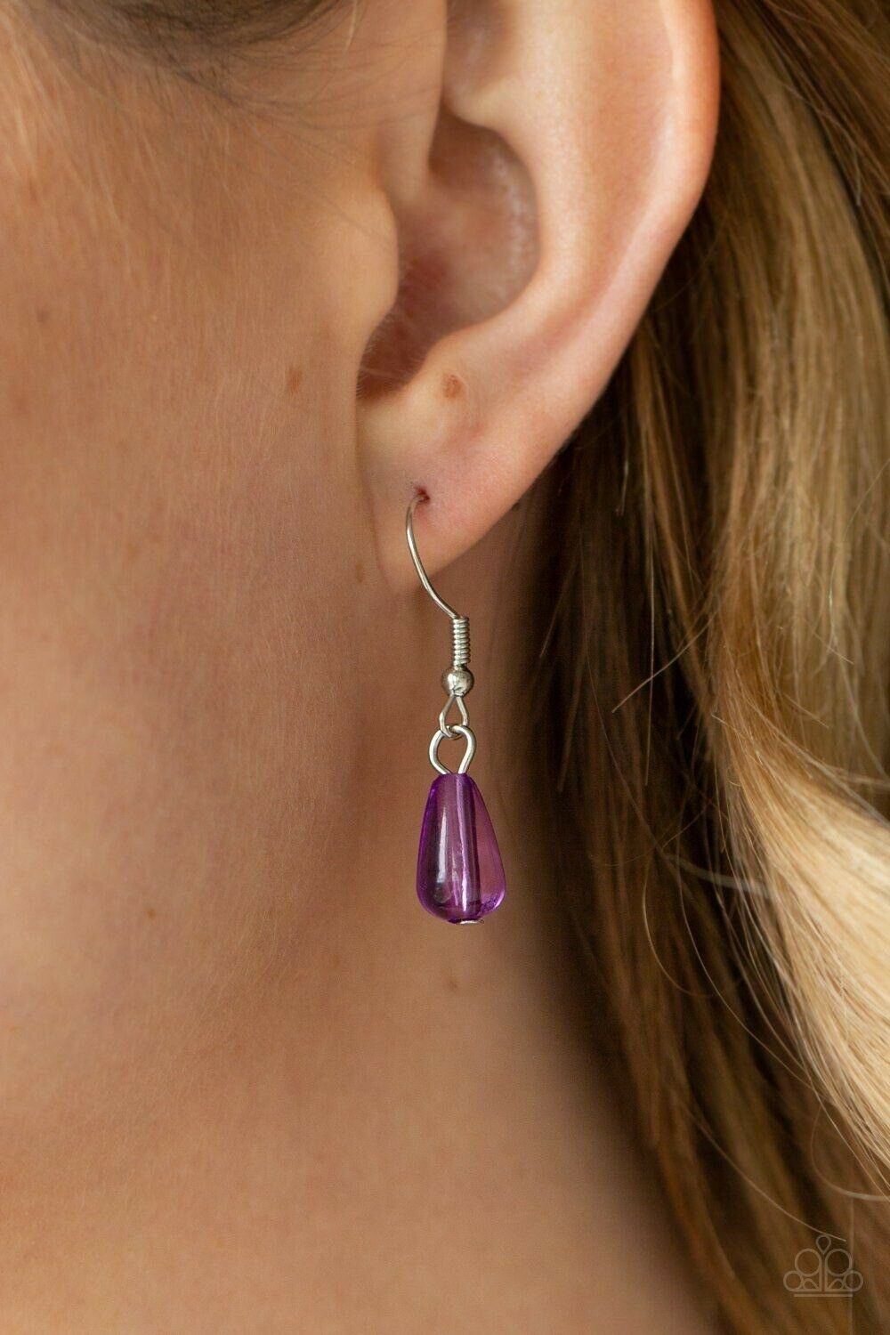 Midsummer Mixer - Purple Necklace  Paparazzi Jewelry Accessories 2573