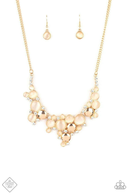 Fairytale Affair - Gold Necklace Fashion Fix June 2021 Fiercely 5th Avenue 4092