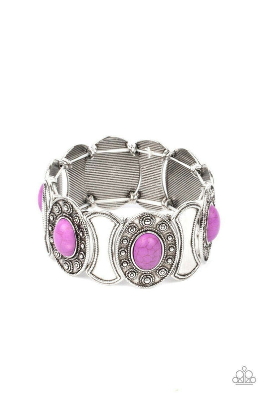 Desert Relic - Purple Bracelet Paparazzi Jewelry Accessories 3268
