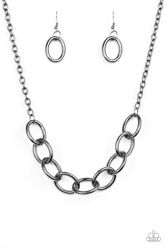 Boldly Bronx - Black Necklace 331