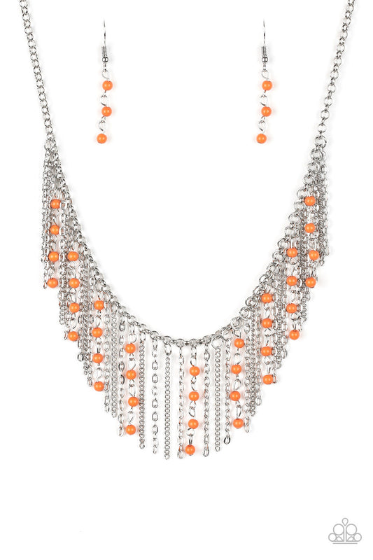 Harlem Hideaway - Orange Necklace 2219