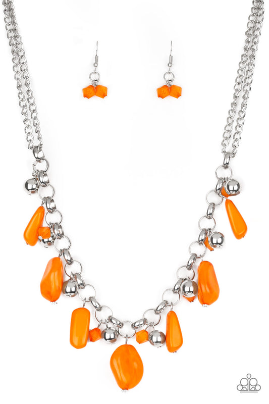 Grand Canyon Grotto - Orange Necklace 670