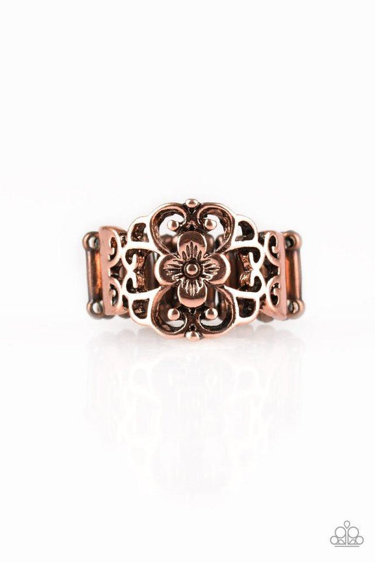 Fanciful Flower Gardens - Copper Ring