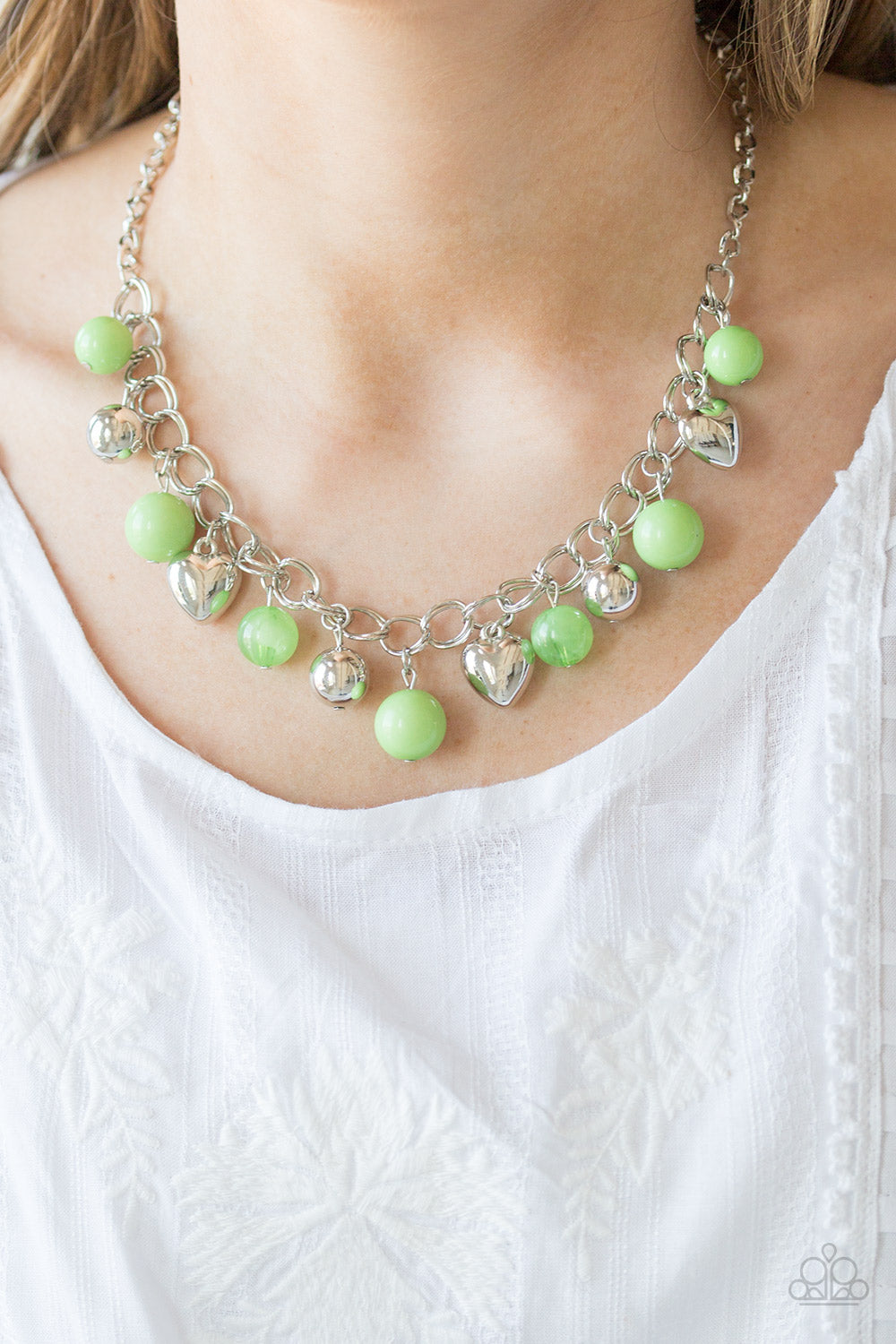Summer Fling - Green Necklace 276