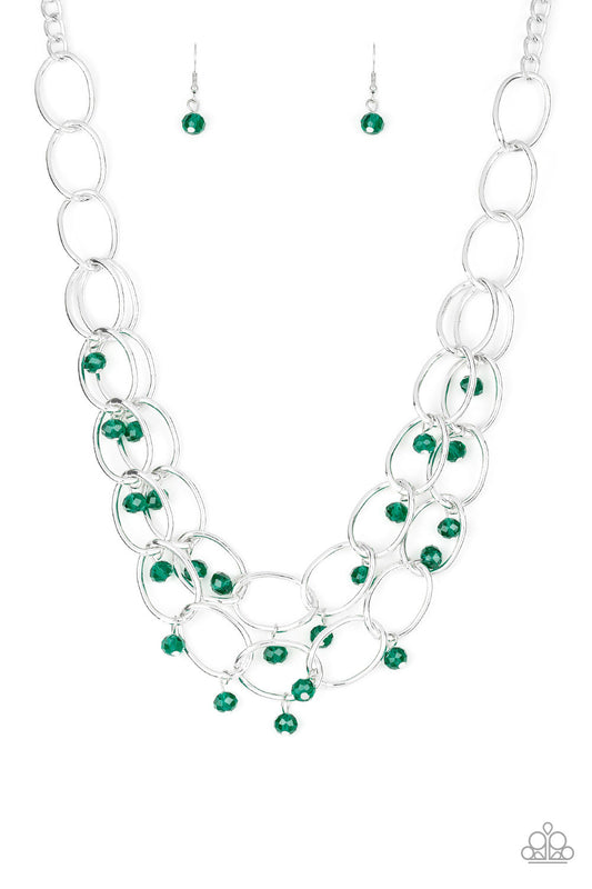 Yacht Tour - Green Necklace 642