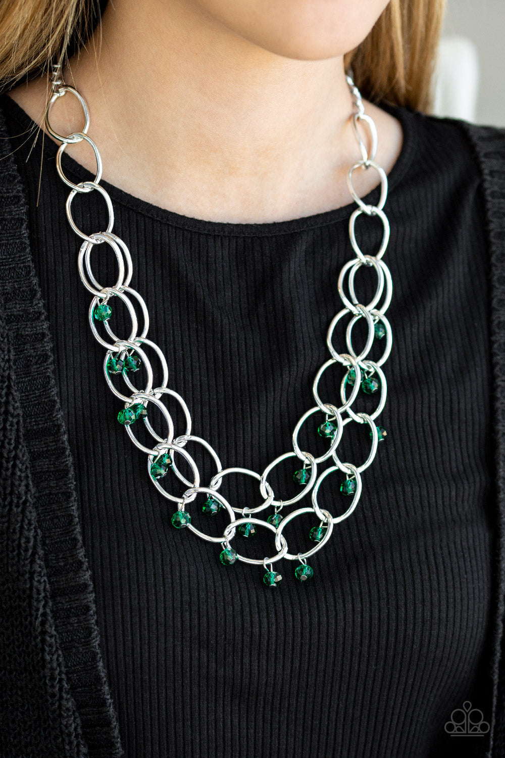 Yacht Tour - Green Necklace 642
