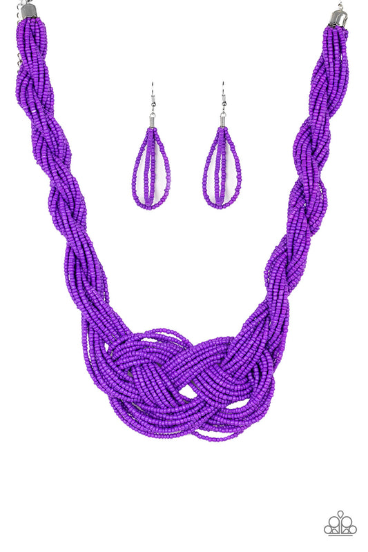 A Standing Ovation - Purple Necklace 976