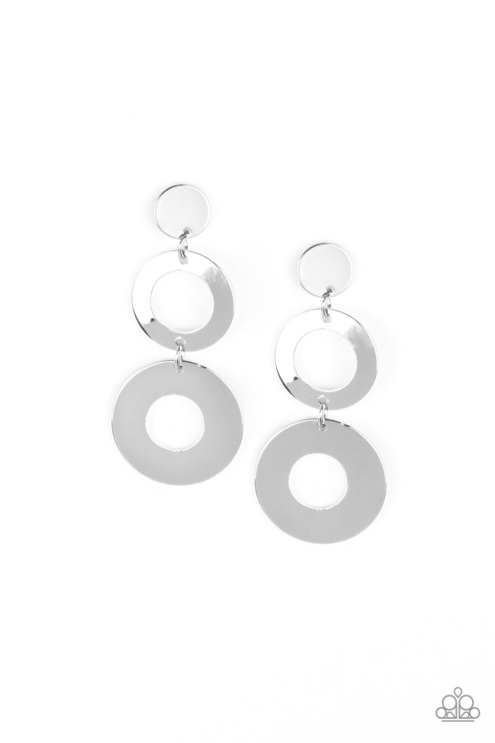 Pop Idol - Silver Earrings 207
