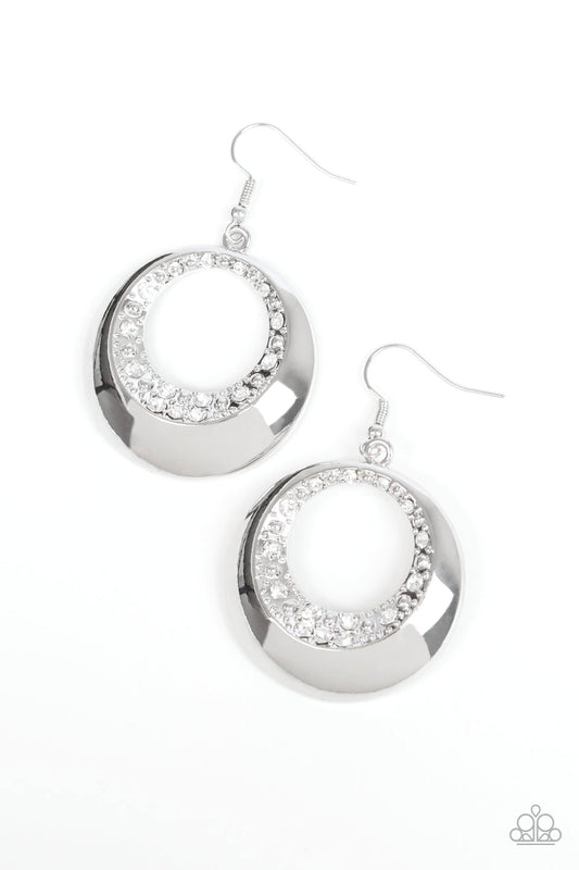 Ringed In Refinement - White Earrings 2587