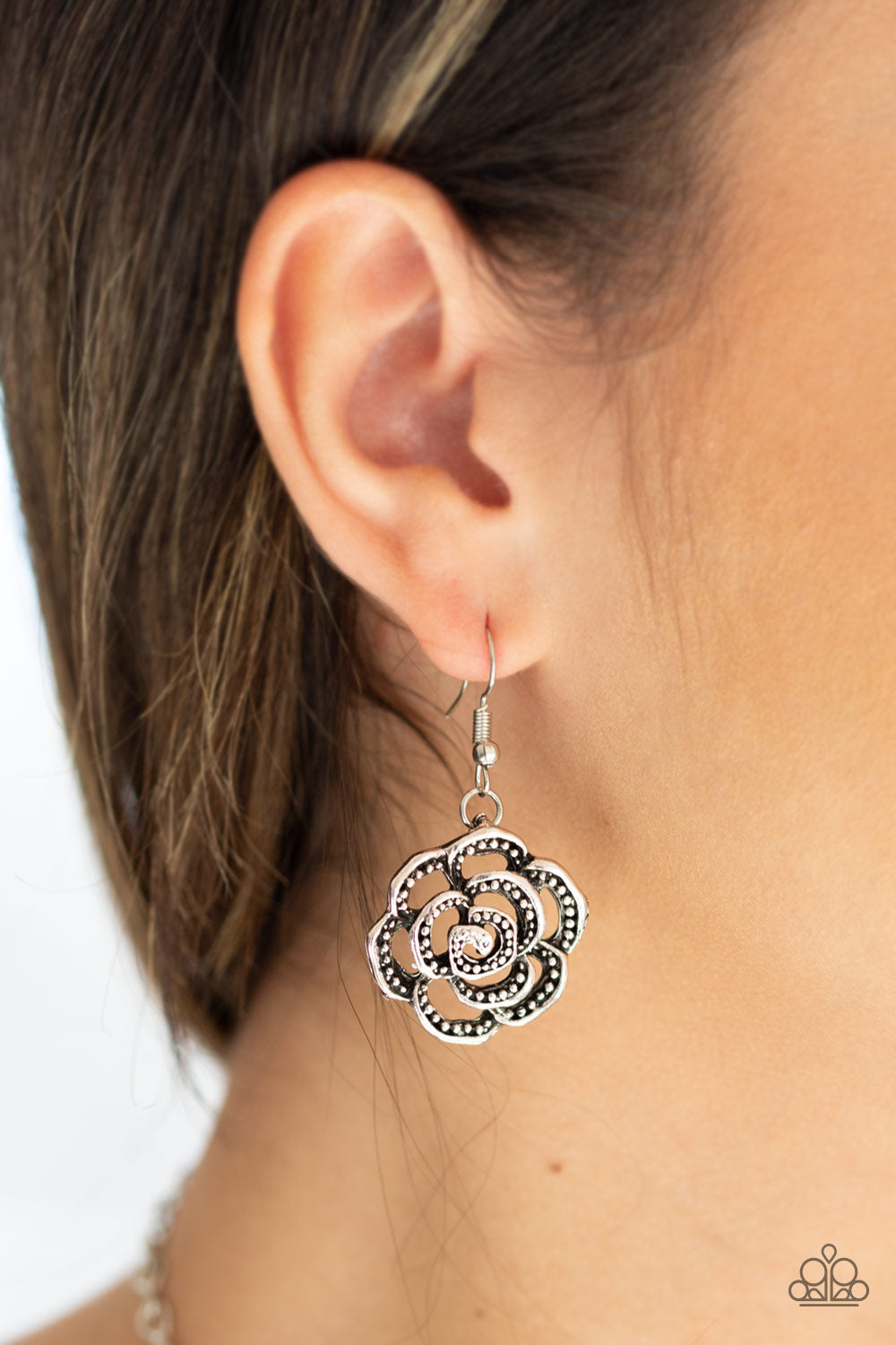 Primrose Princess - Silver Necklace Earring Set