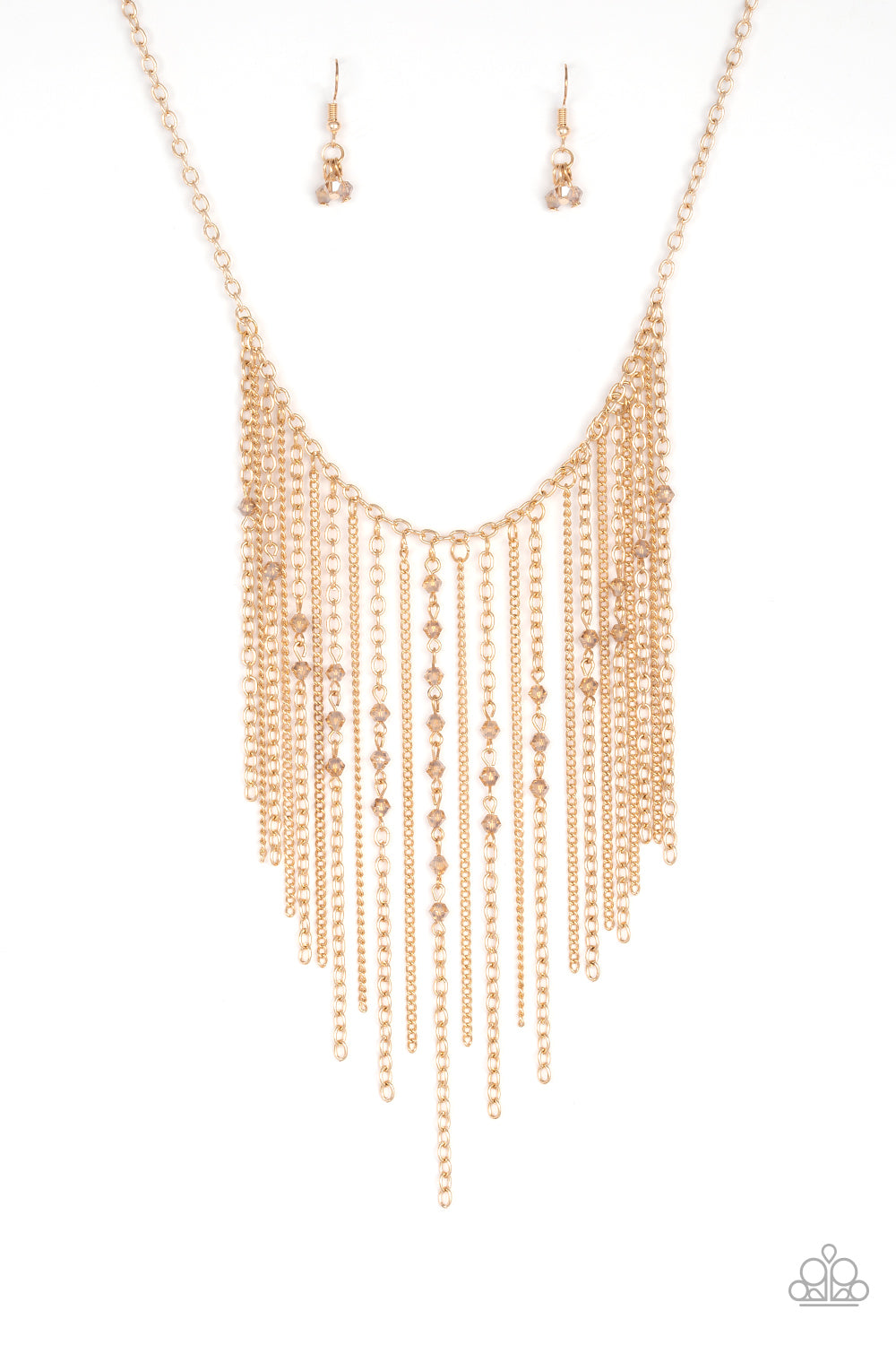 First Class Fringe - Gold Necklace 2561