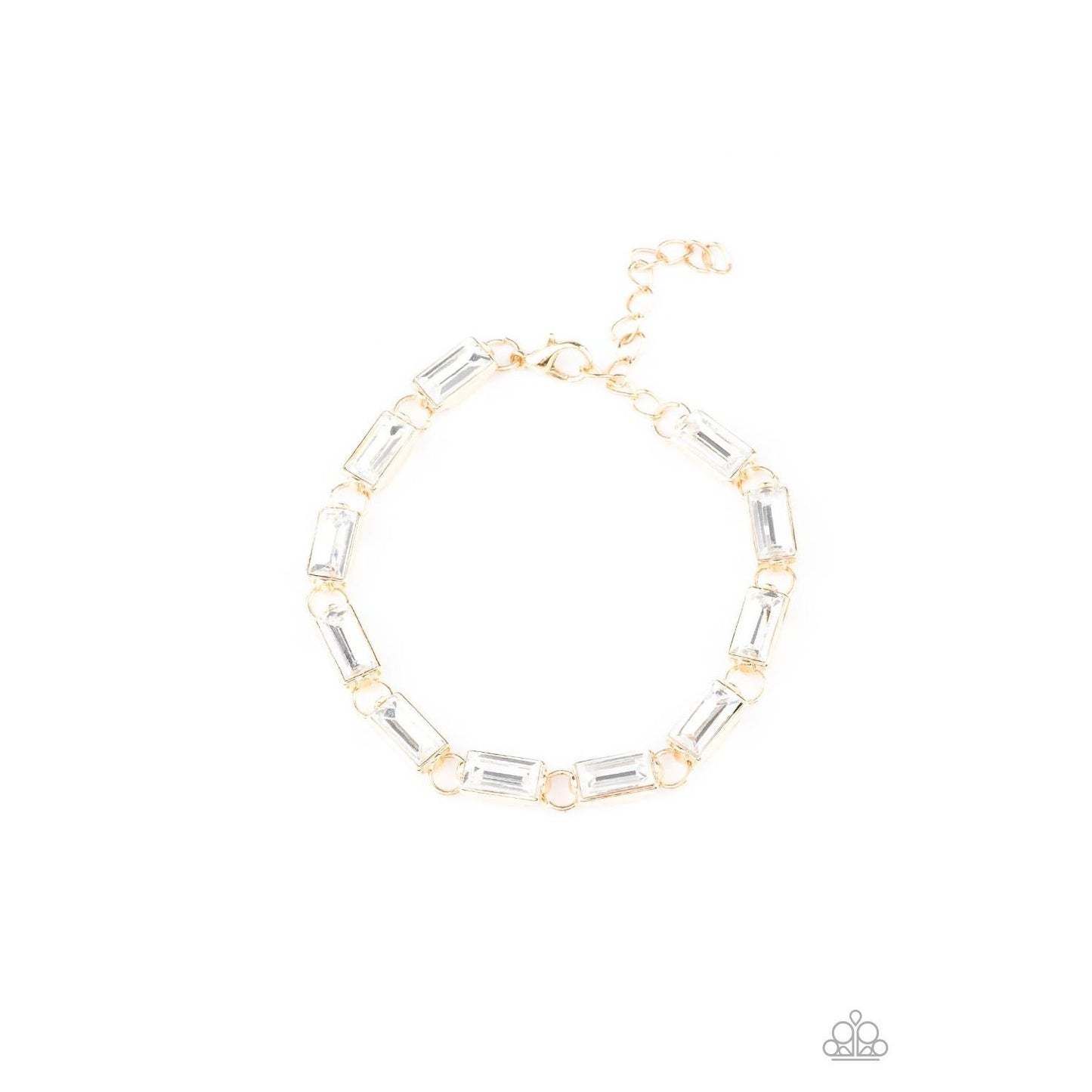 Irresistibly Icy - Gold Bracelet