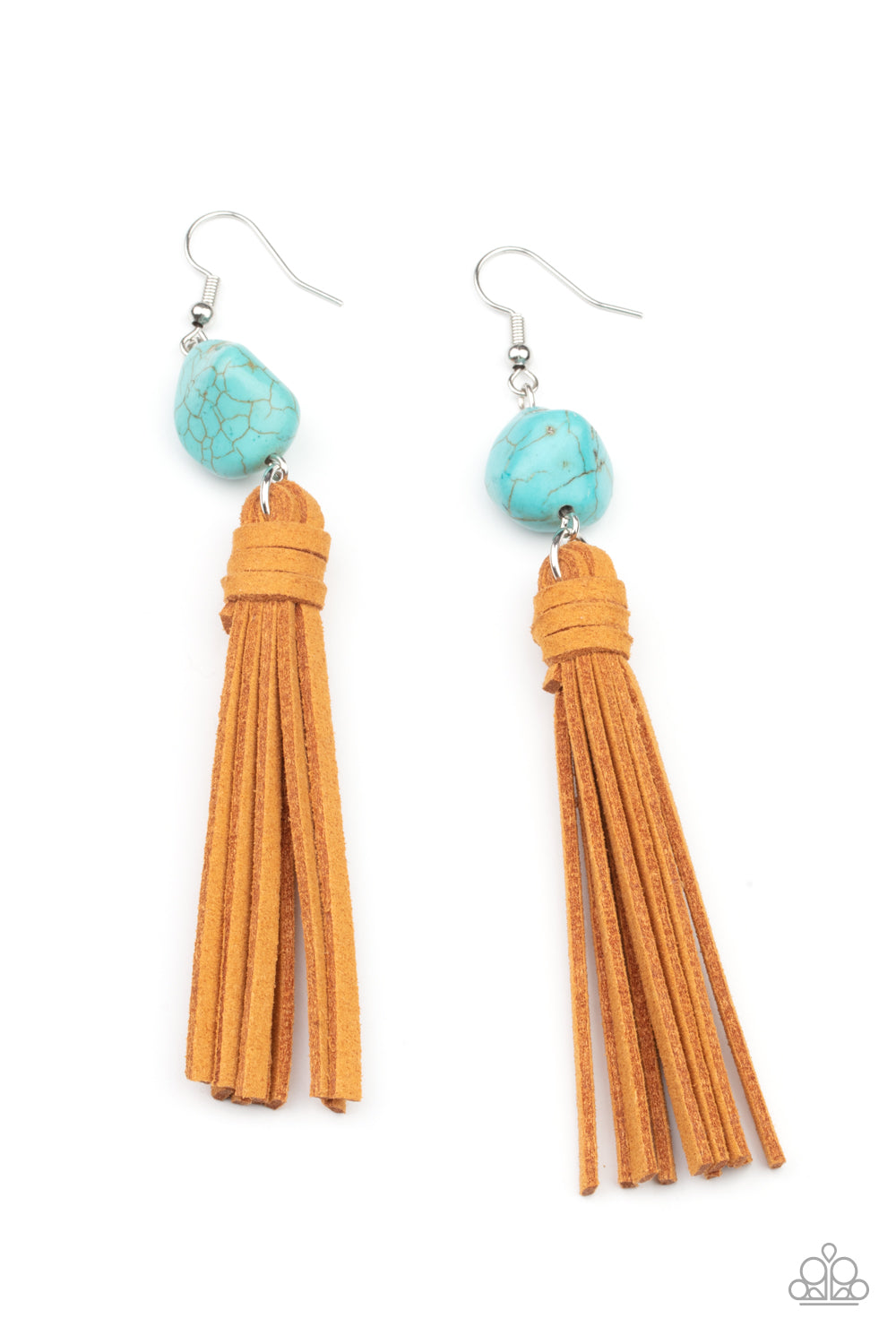 All-Natural Allure - Blue Earrings 2569