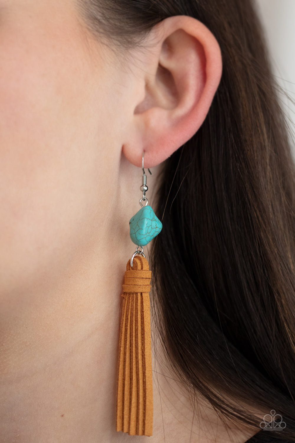 All-Natural Allure - Blue Earrings 2569