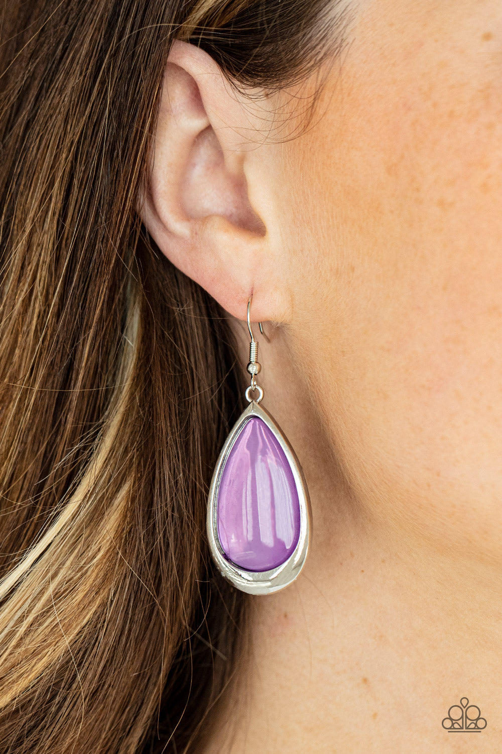 A World To SEER - Purple Earrings 2568