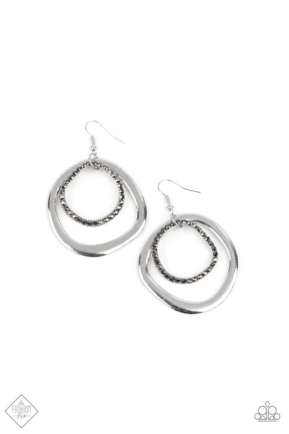 Spinning With Sass - Silver Earrings Fashion Fix June 2021 4088