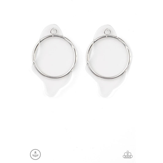 Clear The Way! - White Earrings 758