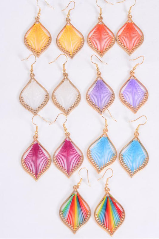 Contemporary Thread String Earrings 00126