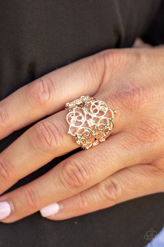 Victorian Valor - Rose Gold Ring