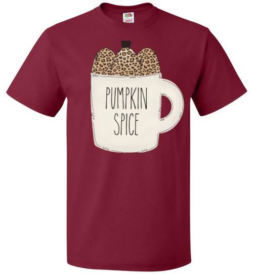 Pumpkin Spice Fall Tee Shirt Top T-Shirt Small - 6X