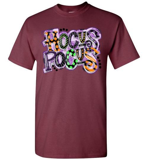 Hocus Pocus Halloween Fall Tee Shirt Top T-Shirt Regular & Plus Size Costume