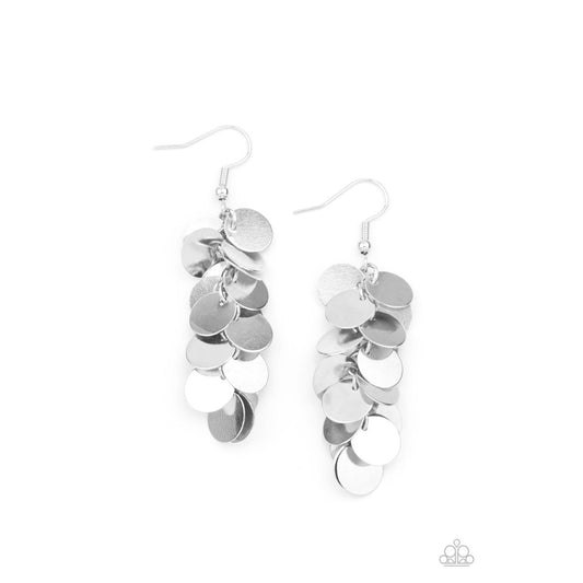 Hear Me Shimmer - Silver Earrings 766