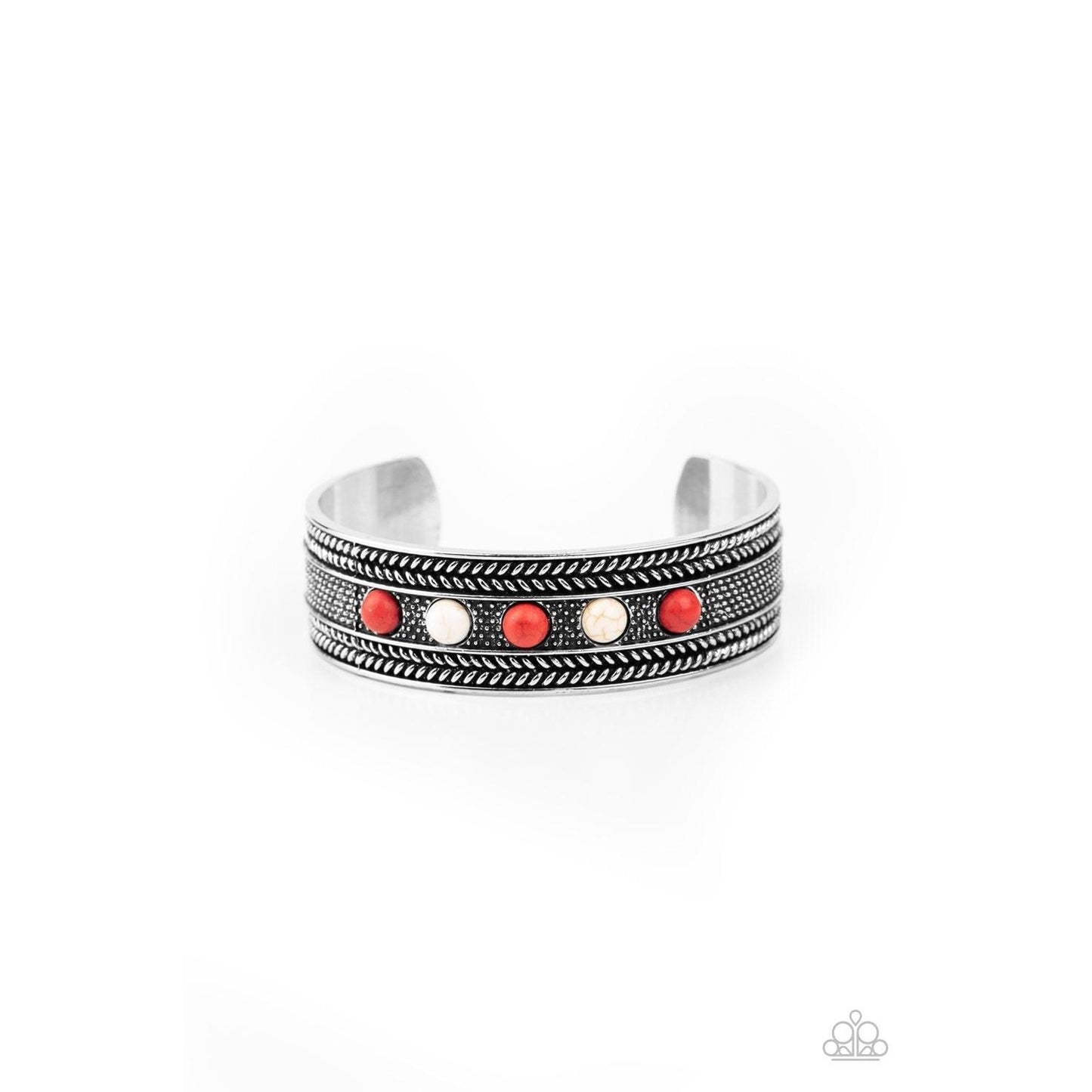 Quarry Quake Red Cuff Bracelet