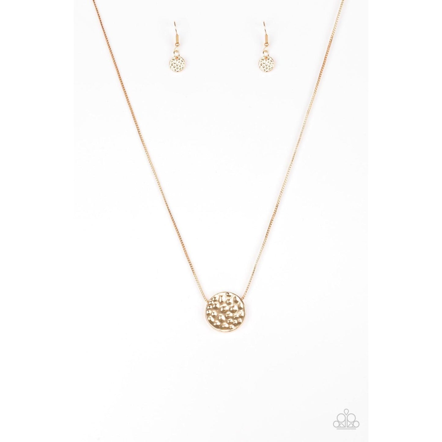 The BOLD Standard - Gold Necklace Earrings