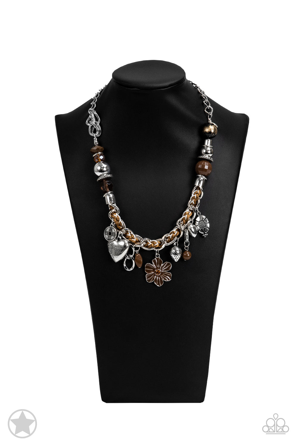 Charmed, I Am Sure - Brown Blockbuster Necklace 787