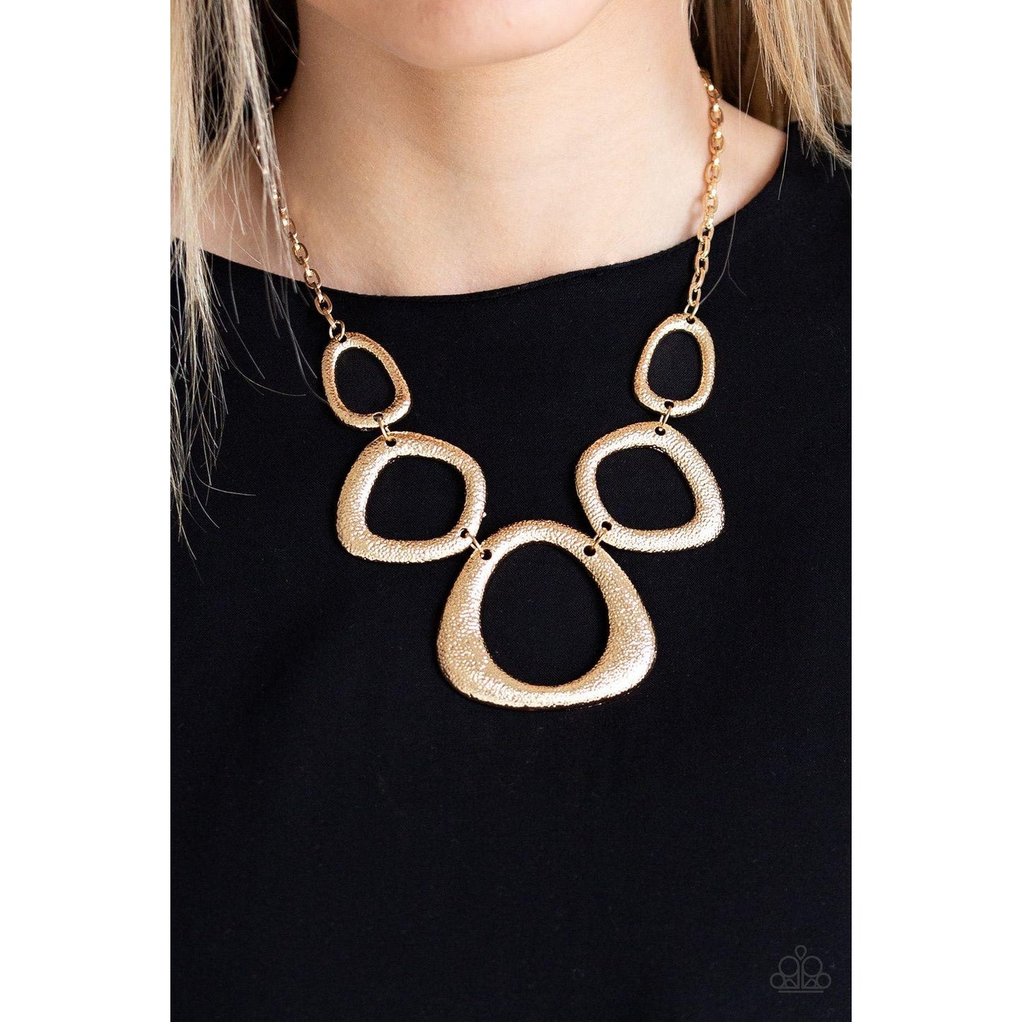 Backstreet Bandit Gold Necklace Earring Set 1516