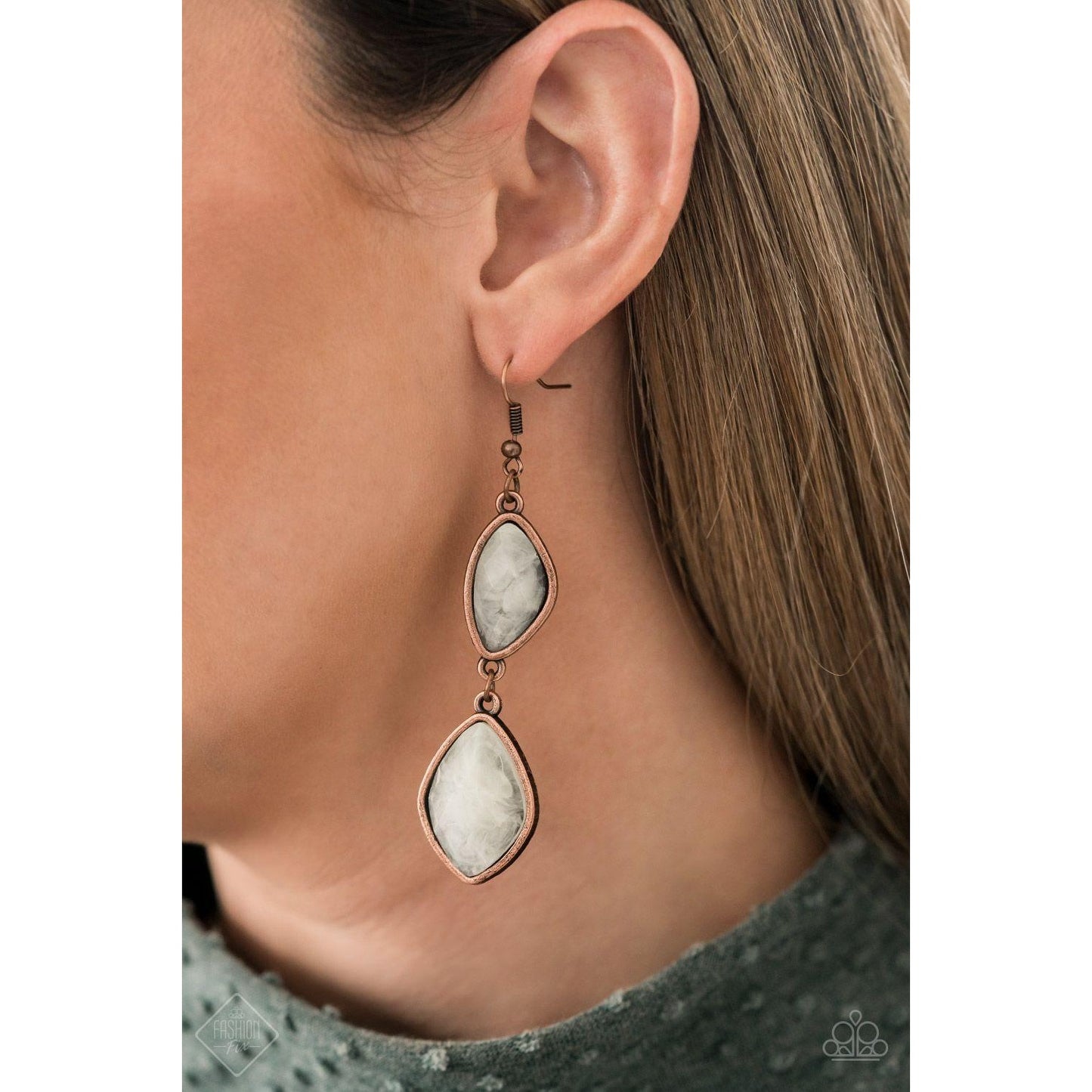 The Oracle Has Spoken - Copper Earrings Fashion FIx 719