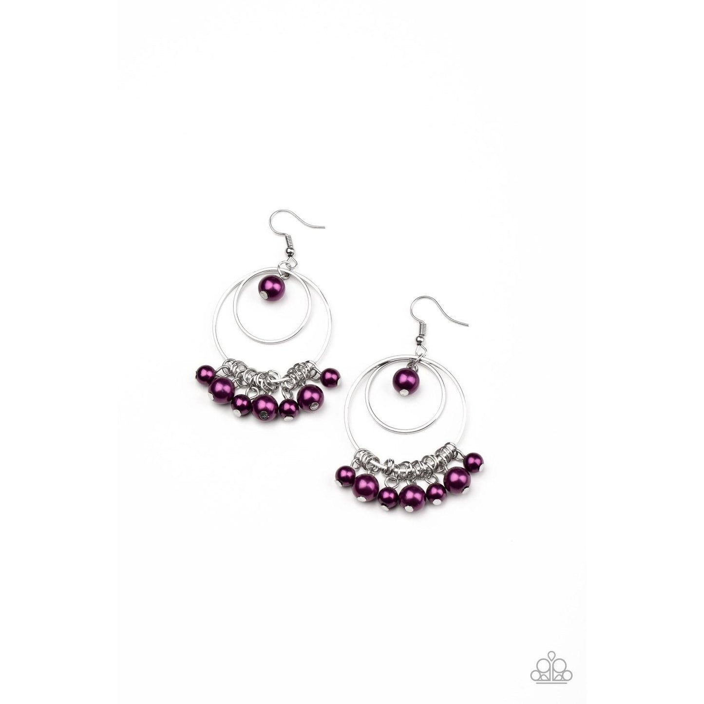 New York Attraction – Purple Earrings