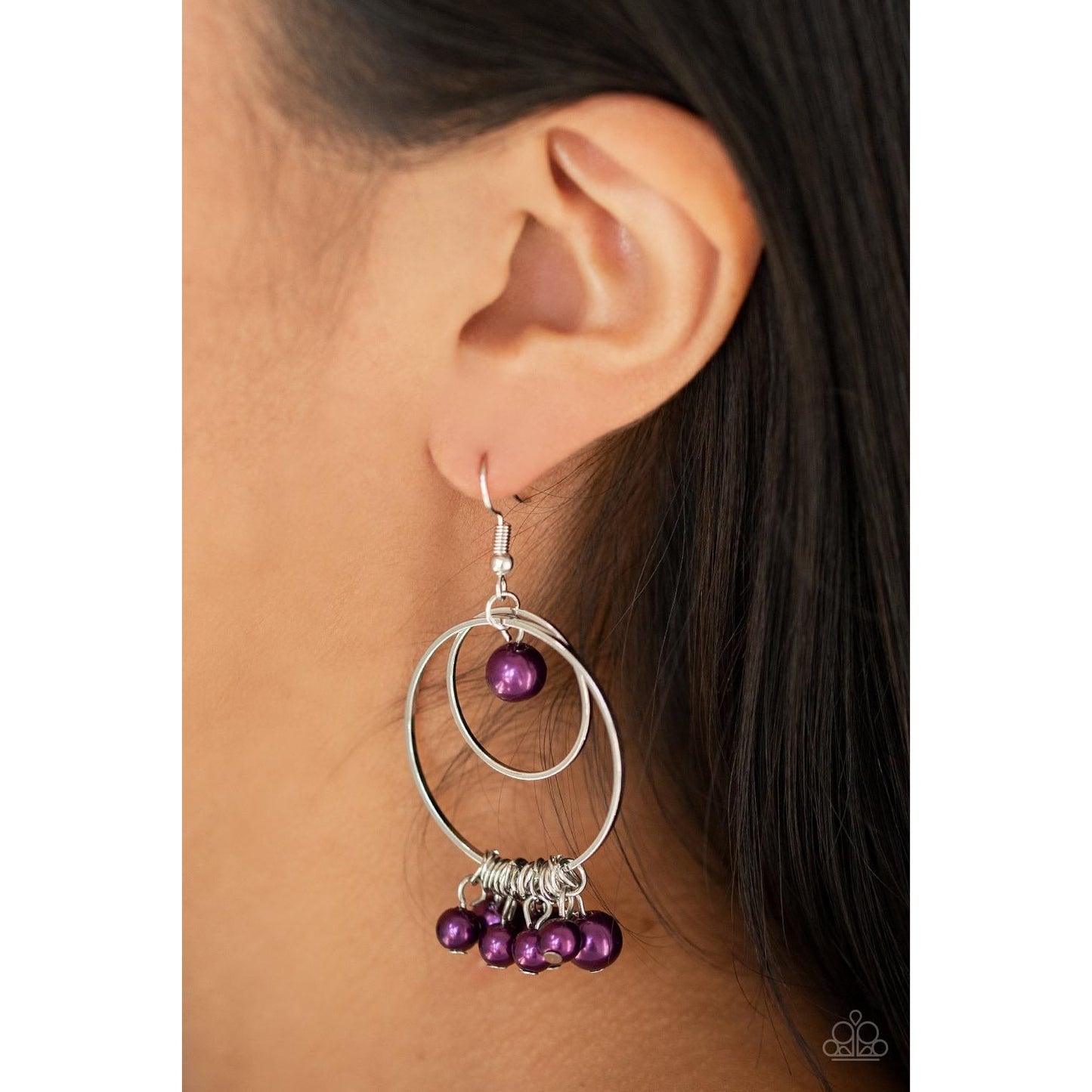 New York Attraction – Purple Earrings