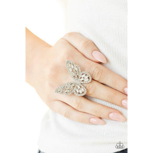 Flauntable Flutter - White Ring 2130