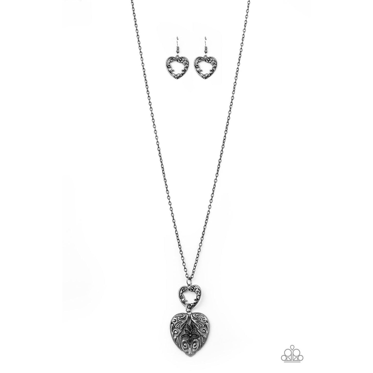 Garden Lovers – Silver Heart Necklace