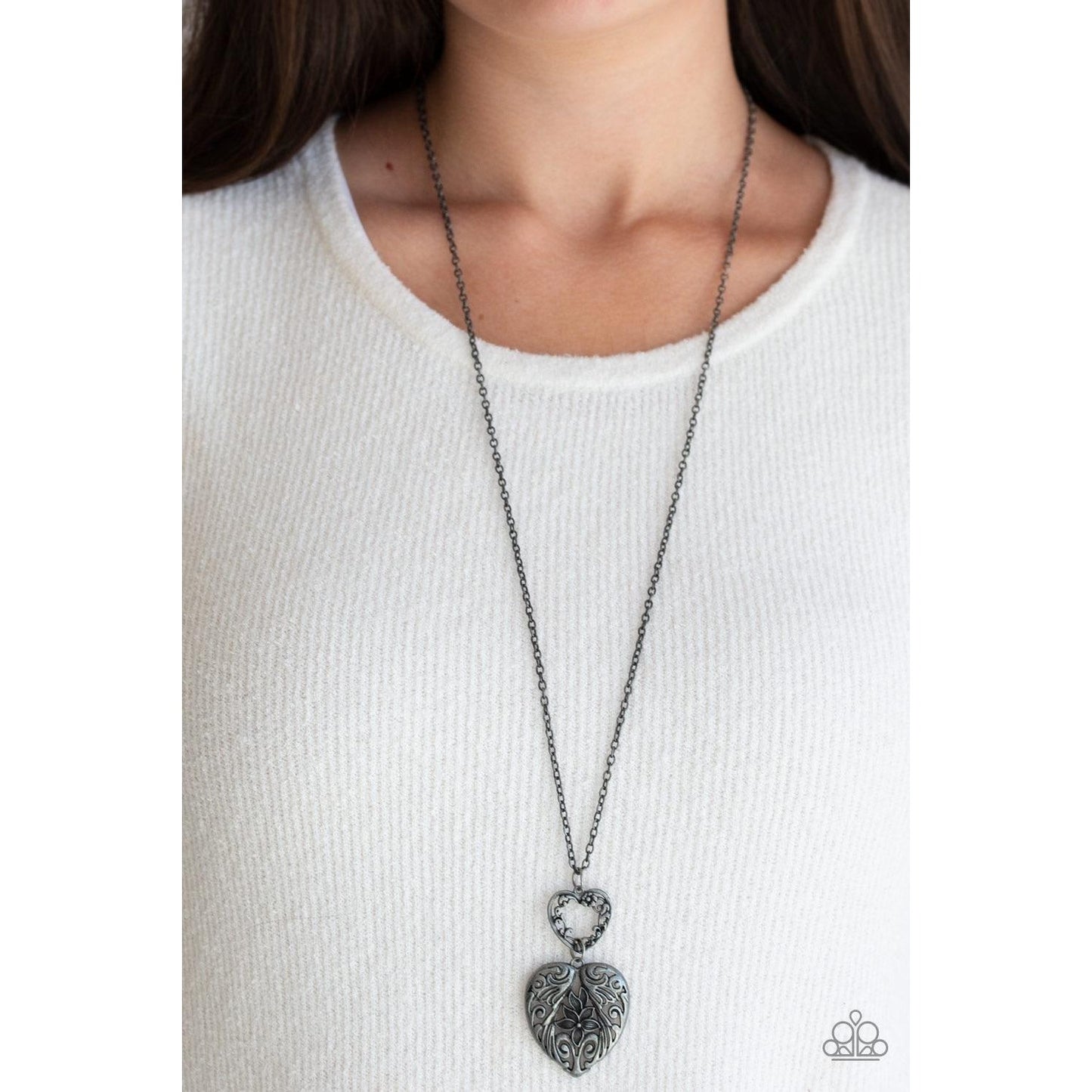 Garden Lovers – Silver Heart Necklace