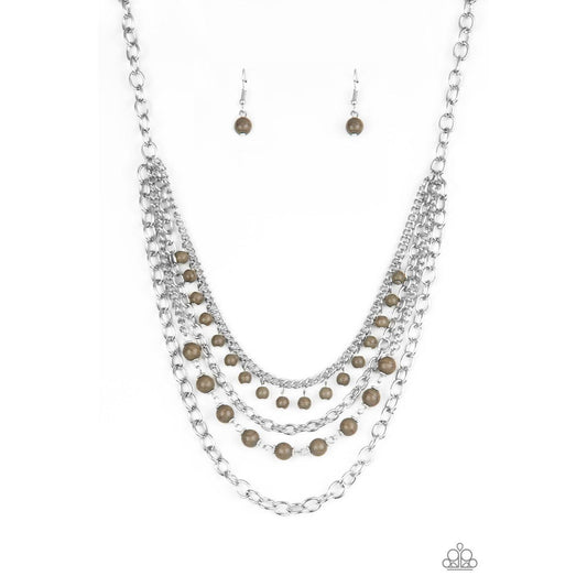 Ground Forces - Green Necklace 827