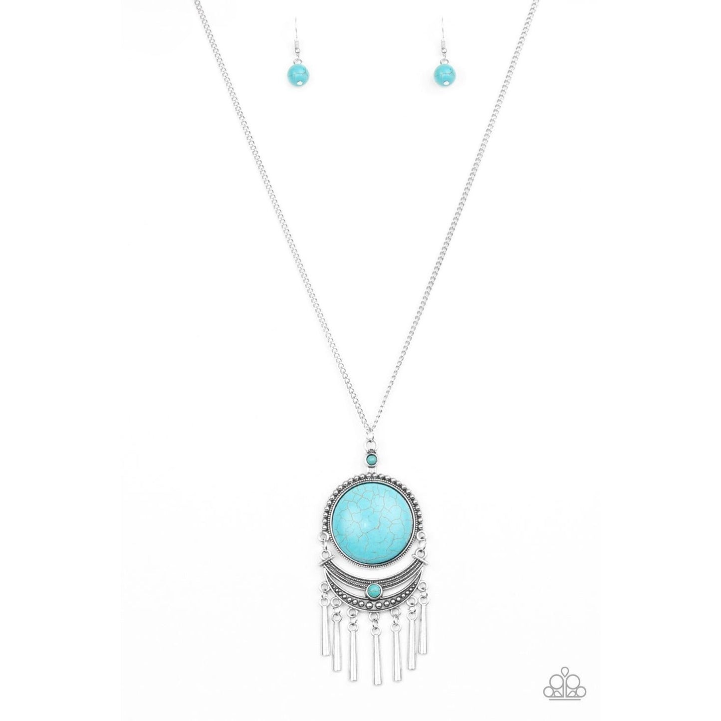 Rural Rustler - Blue Necklace 864
