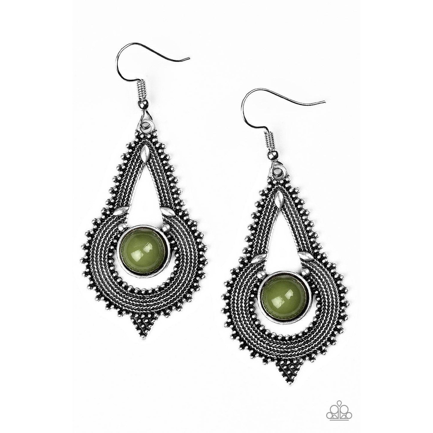 Zoomin Zumba - Green Earrings 802