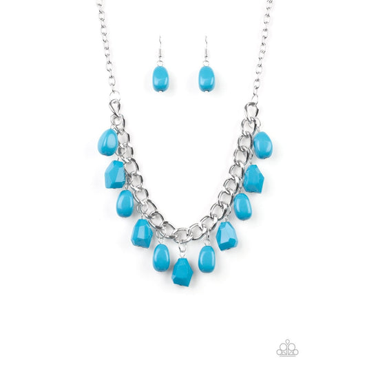 Take The COLOR Wheel! - Blue Necklace 861