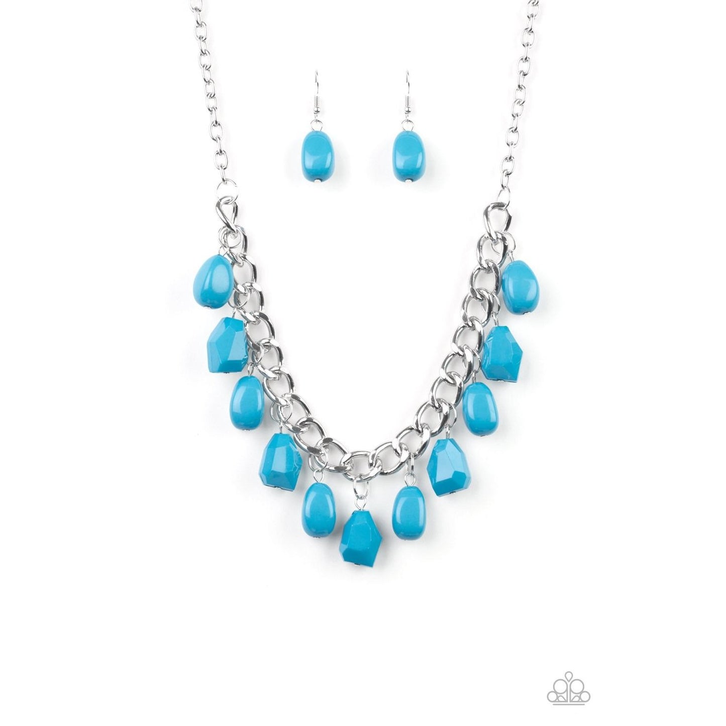 Take The COLOR Wheel! - Blue Necklace 861