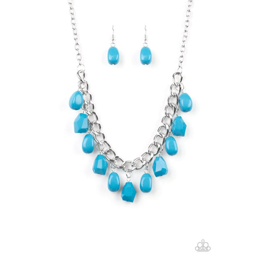 Take The COLOR Wheel! - Blue Necklace 861