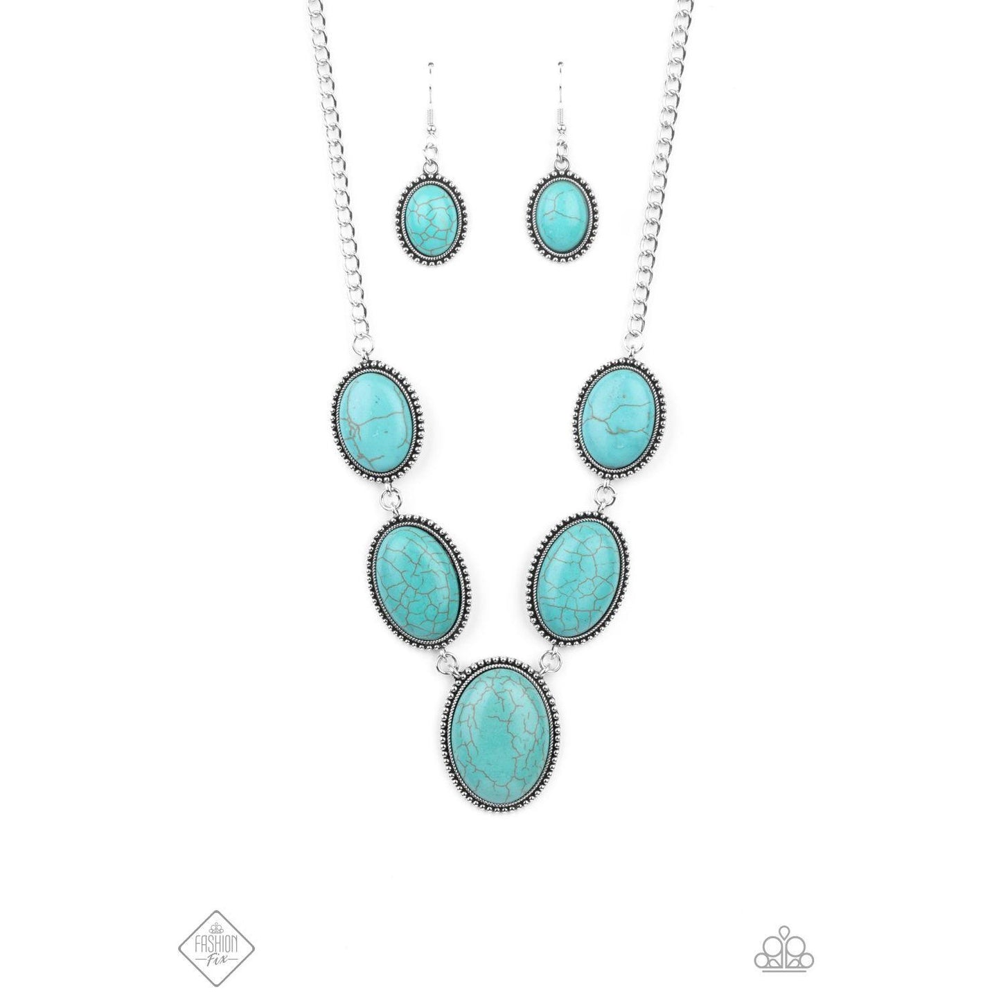 River Valley Radiance – Blue Necklace
