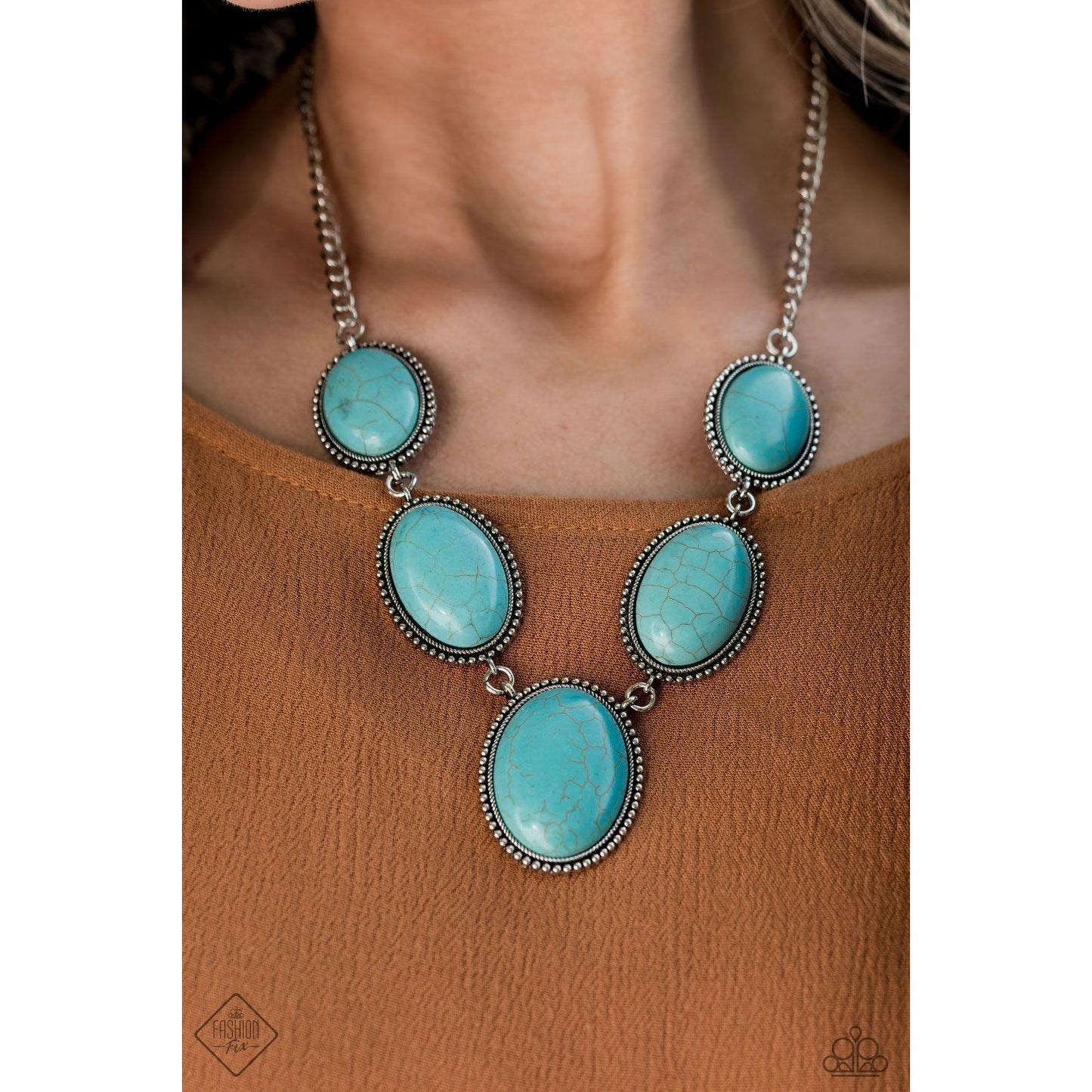 River Valley Radiance – Blue Necklace