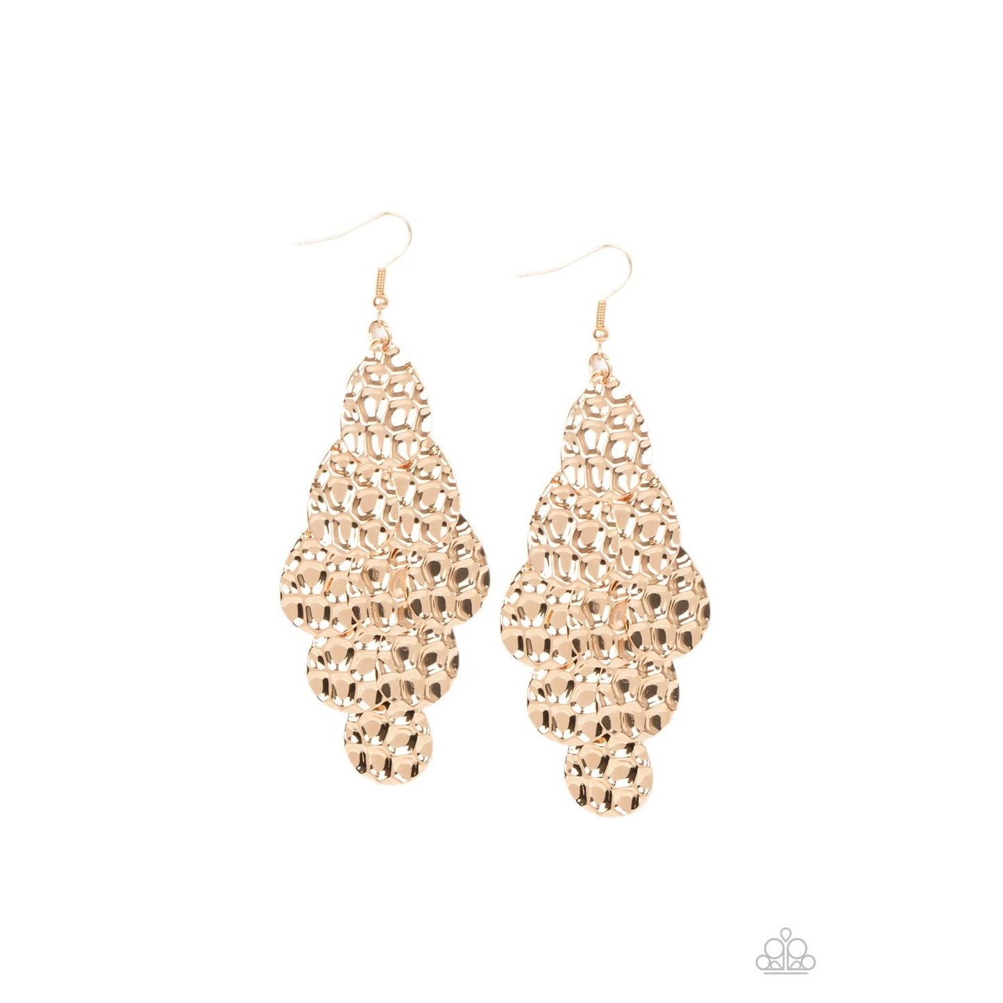 Instant Incandescence - Gold Earrings 774