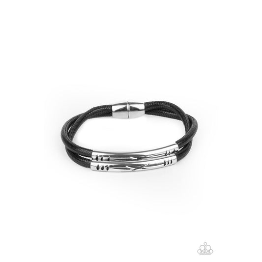 What a WANDER-ful World - Black Bracelet