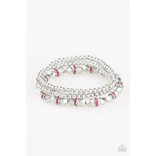 Let There BEAM Light Pink Bracelets 1003