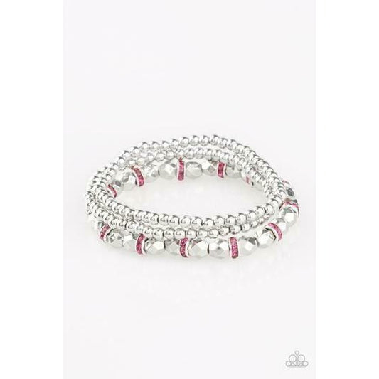 Let There BEAM Light Pink Bracelets 1003