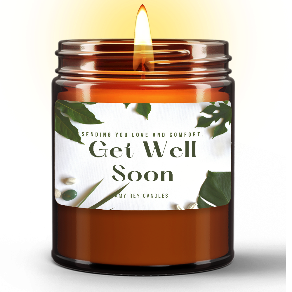 Get Well Soon Natural Wax Candle
