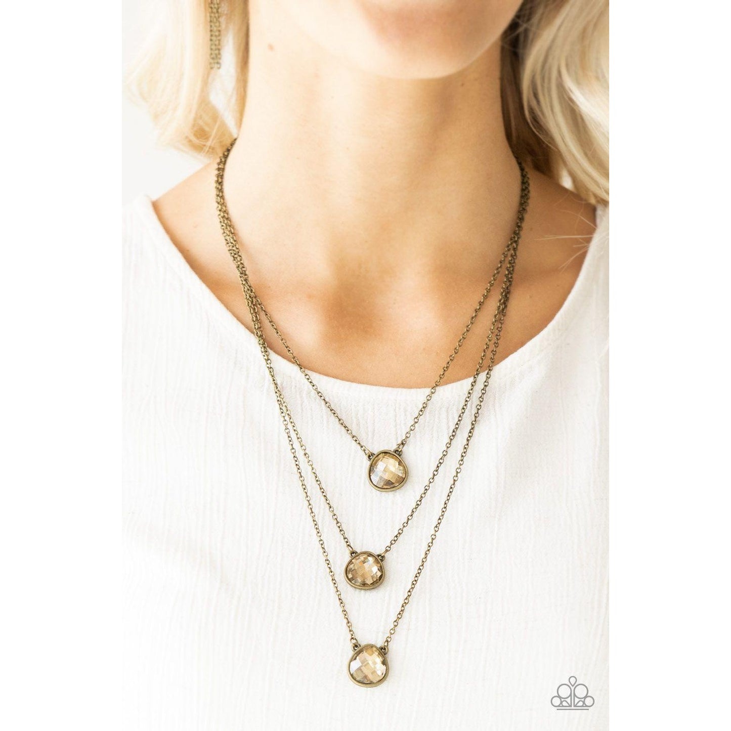 Once In A MILLIONAIRE - Brass Necklace 820